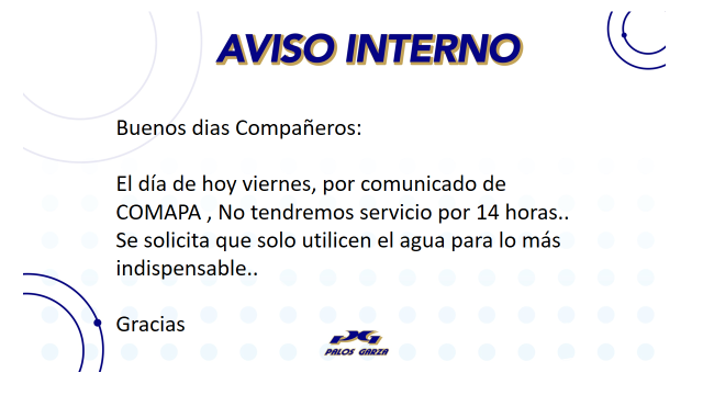 Aviso Comapa.